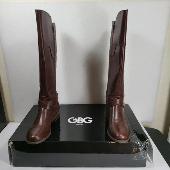 GBG Guess Haidyn Dark Brown Women Boots Size-7-M  COD/192 - Picture 4 of 8